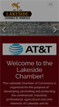 Mobile Screenshot of lakesidechamber.org